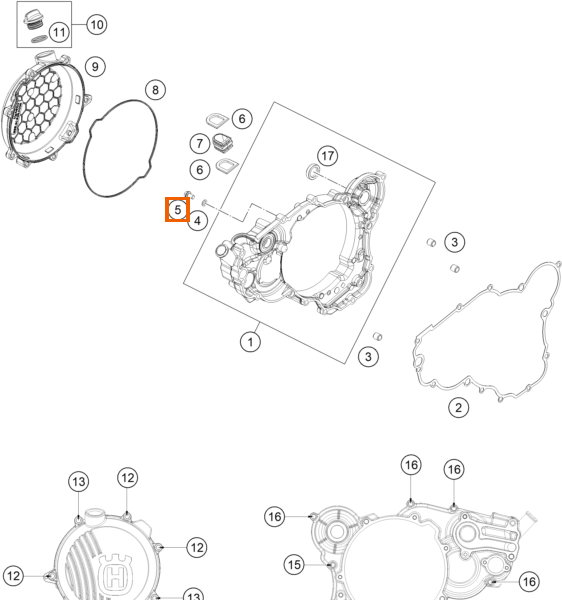 Śruba kołnierzowa HH M6x10 TX30