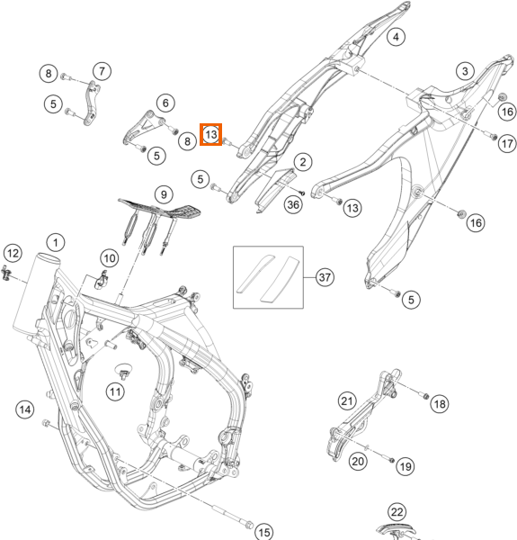Śruba kołnierzowa ISA M8x25