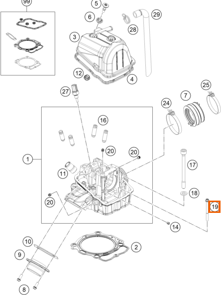 Śruba kołnierzowa M6x75