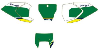 Tła numerów startowych