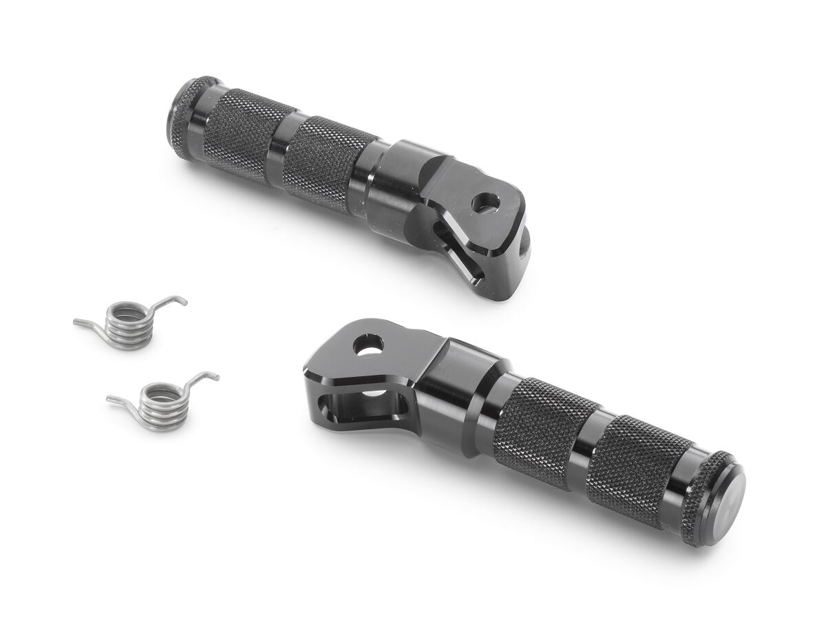 Zestaw podnóżków aluminiowych anodowanych czarnych