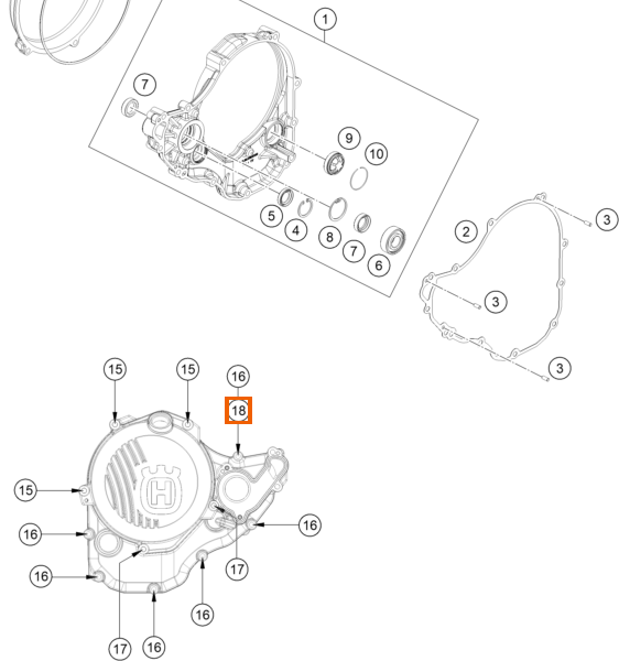 Pierścień uszczelniający Cu DIN7603-6x10x1