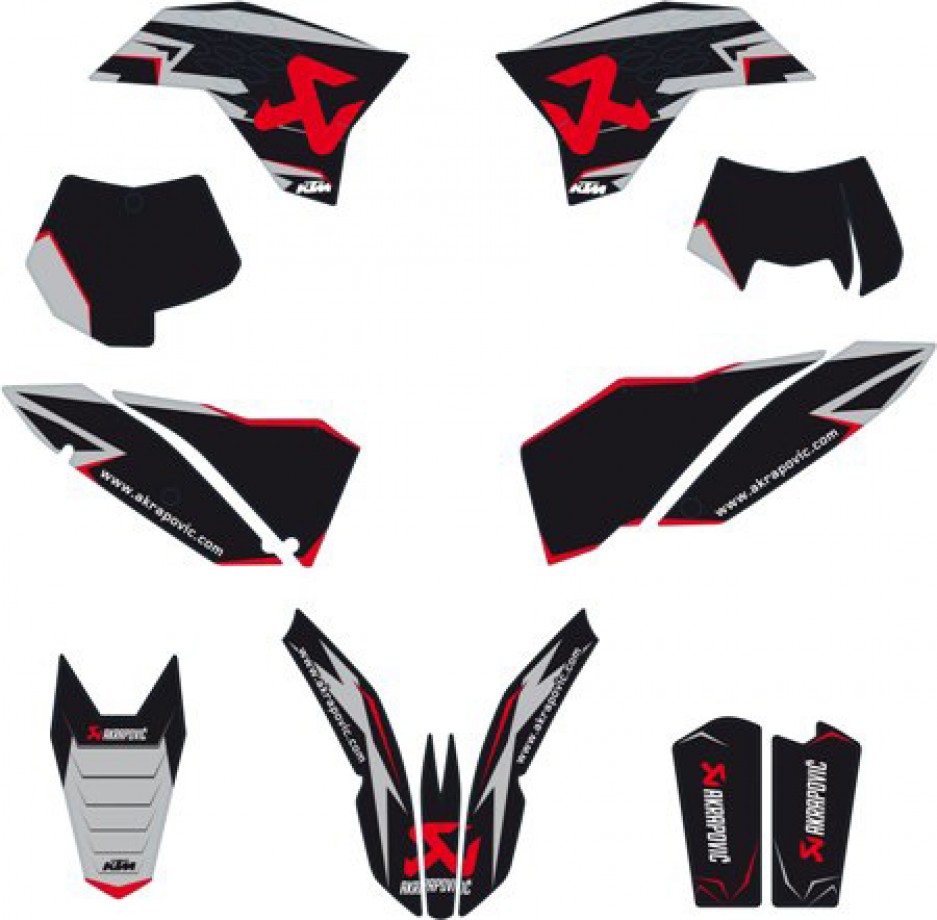 Akrapovič graphics kit