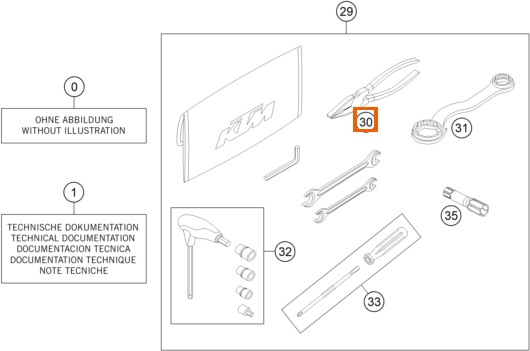 KTM szczypce uniwersalne 160 mm