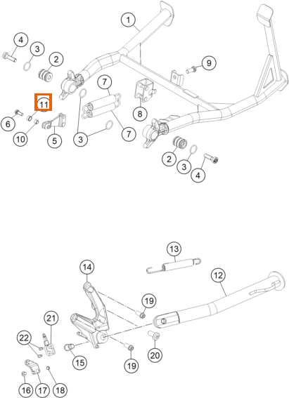 Tuleja wspornika sprężyny