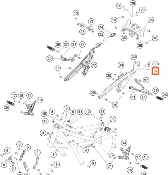 Śruba kołnierzowa ISA M8x60