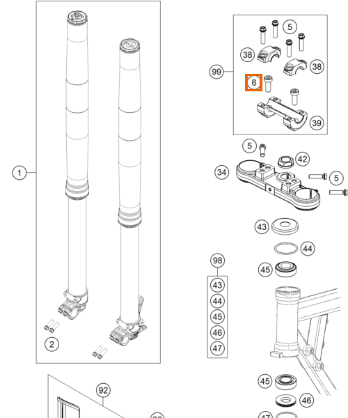 Śruba sześciokątna z gniazdem Torx M10x25 z kołnierzem