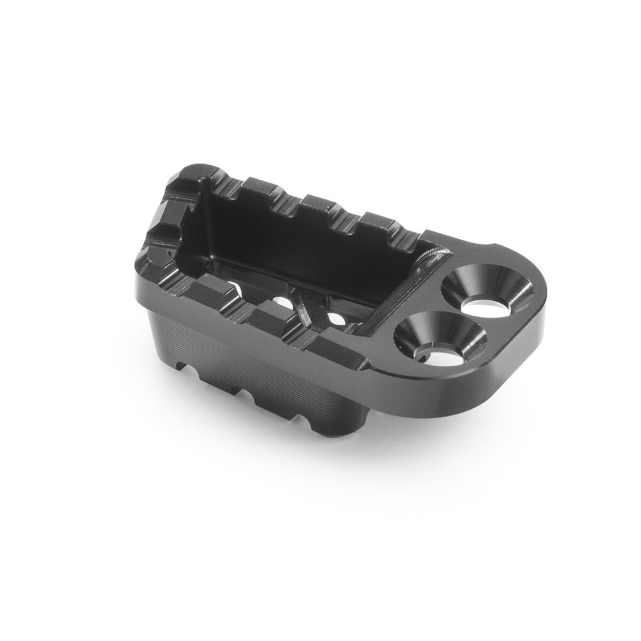 Płytka podnóżka dźwigni hamulca tylnego aluminiowa anodowana