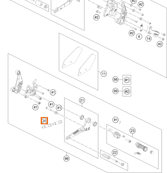 Adapter drążka zmiany biegów