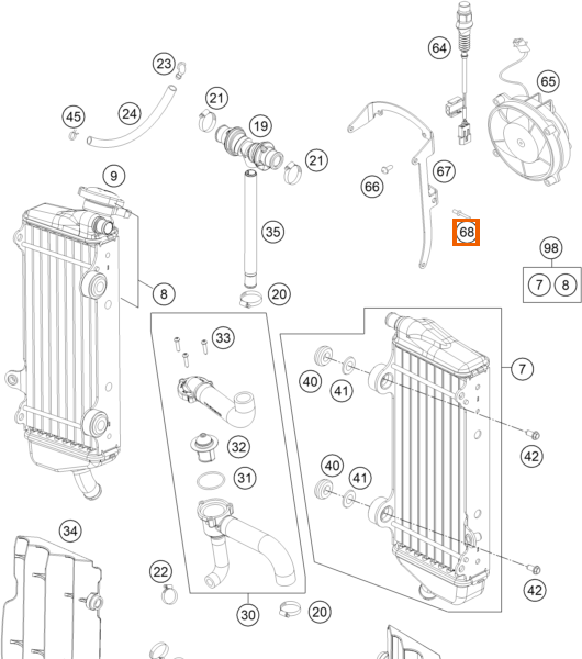 Nitonakrętka 4,0x8 aluminiowa