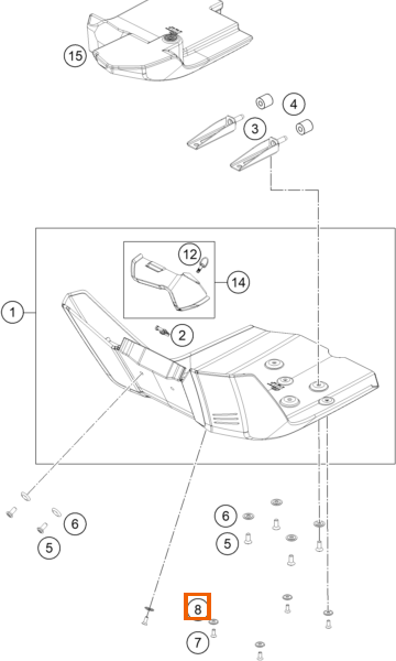 Podkładka specjalna 7x12,5x20 czarna