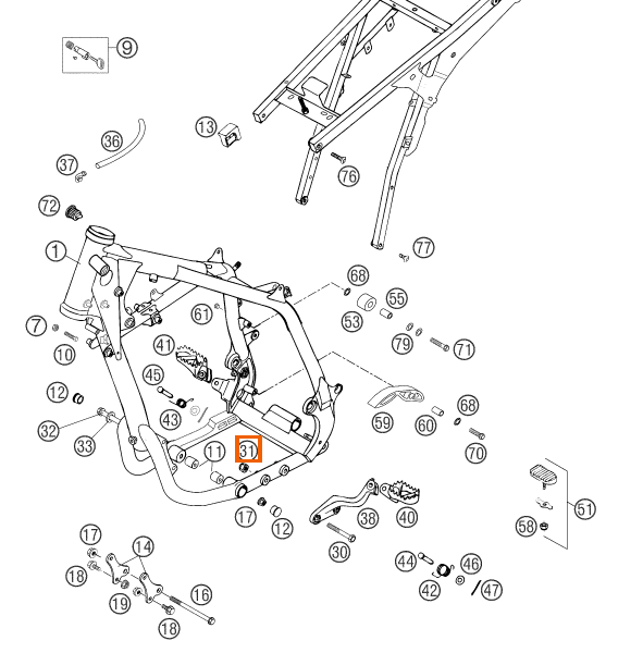 Nakrętka sześciokątna M10