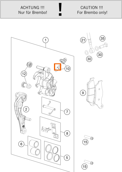 Śruba odpowietrzająca z nakrętką