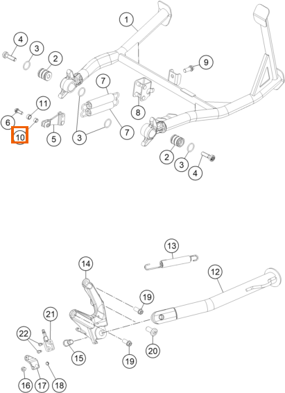 Tuleja wspornika sprężyny