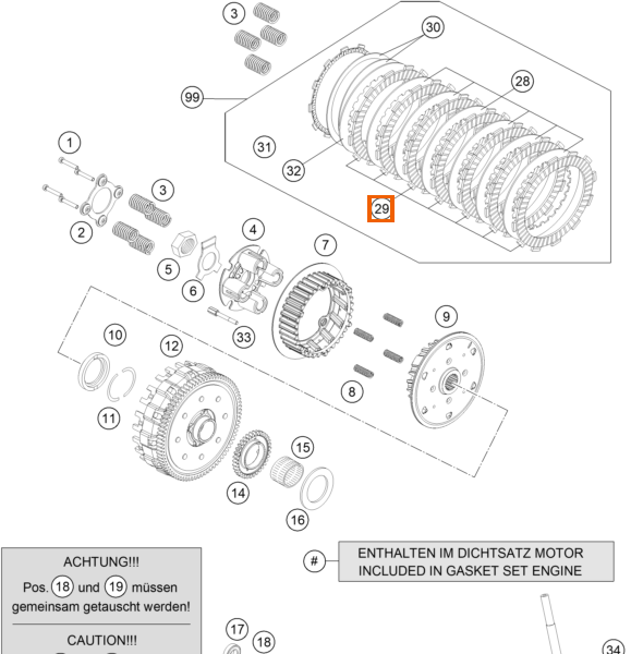 Klocki tarczy 2,7 mm FCC 02