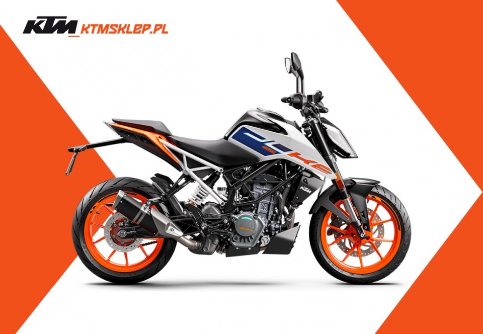 KTM 125 DUKE 2023 (BIAŁY) KAT. B