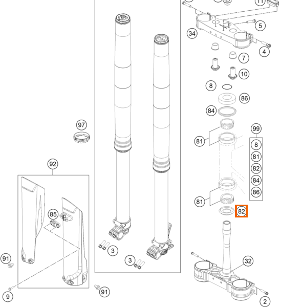 Wspornik uszczelki z pierścieniem O-ring