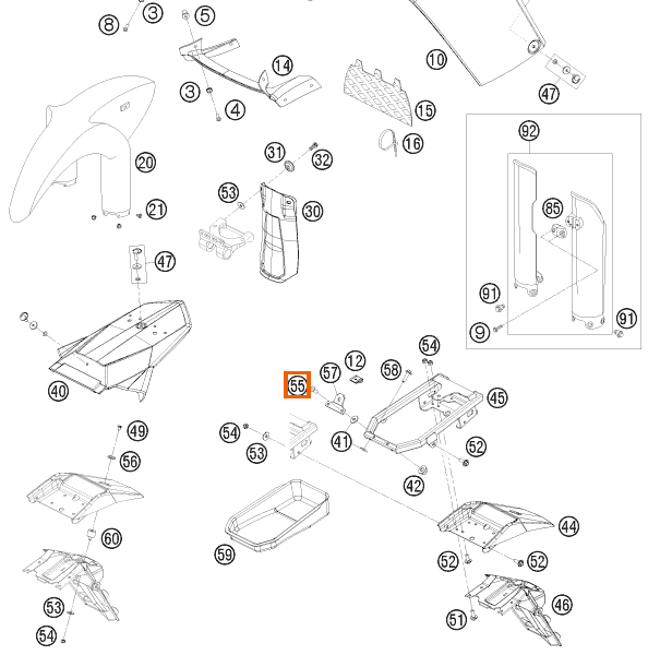 Wkręt wpuszczany DIN7991 M6x35