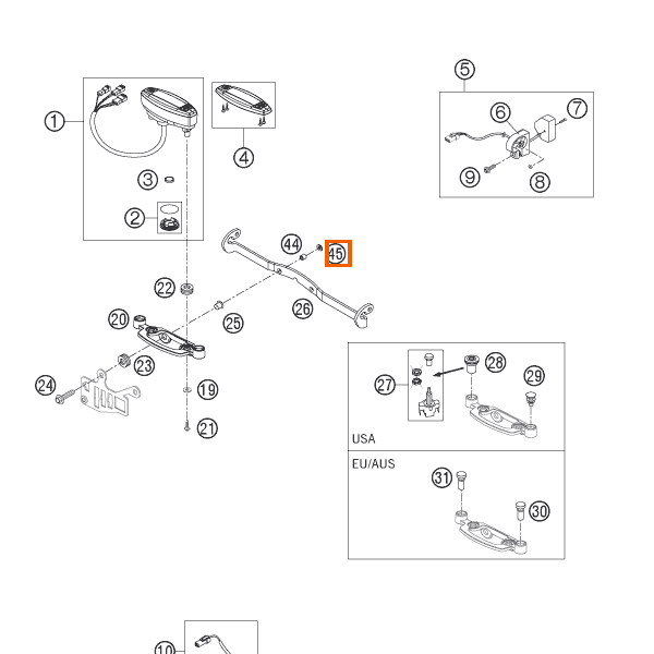 Podkładka 6x12x1 HRC 40-45