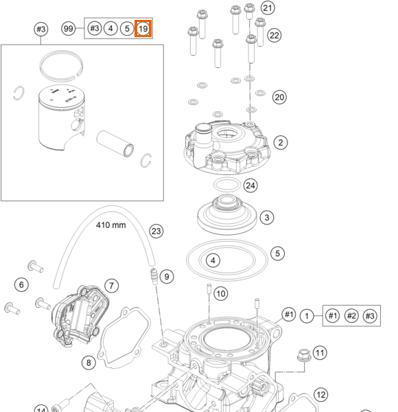 Uszczelka podstawy cylindra