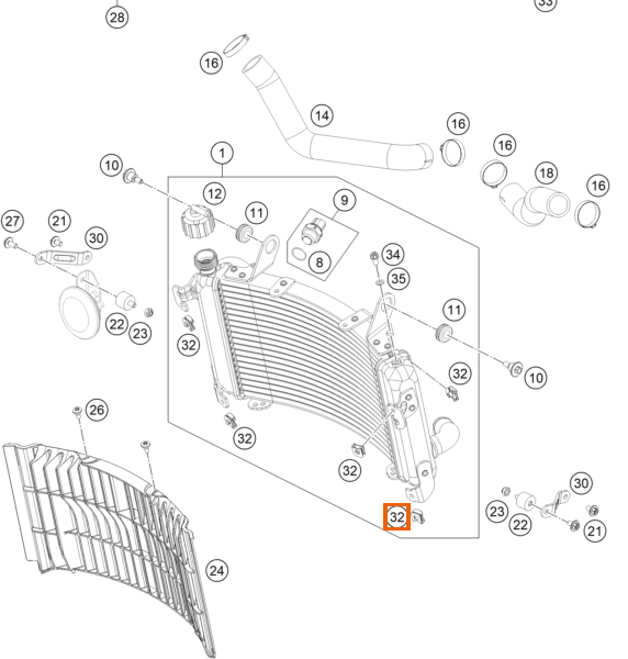 Nakrętka metalowa M5 do zmiany przełożeń