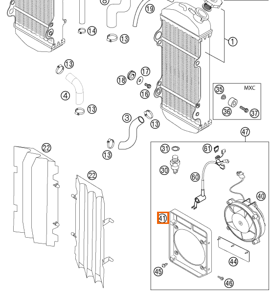 Osłona wentylatora chłodnicy