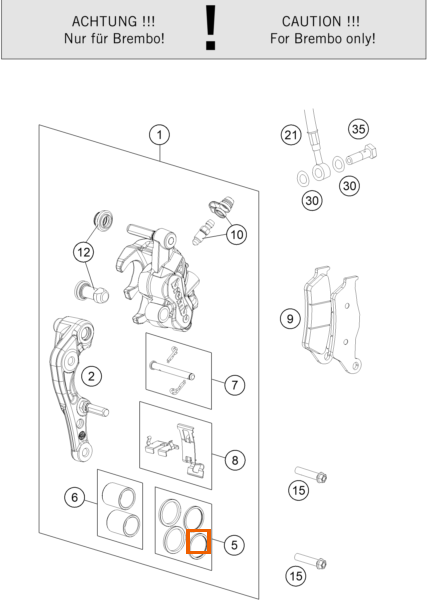 Zestaw naprawczy uszczelnień 24 mm