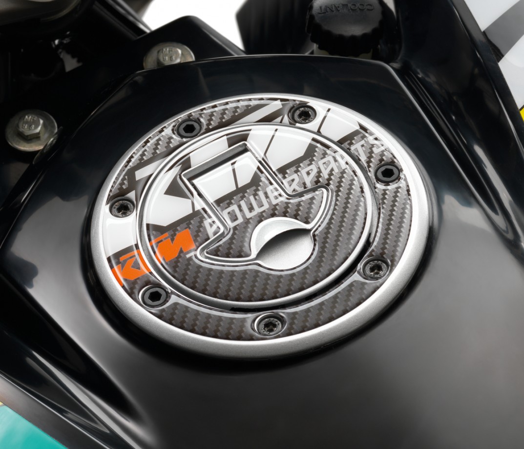Fuel tank cap sticker