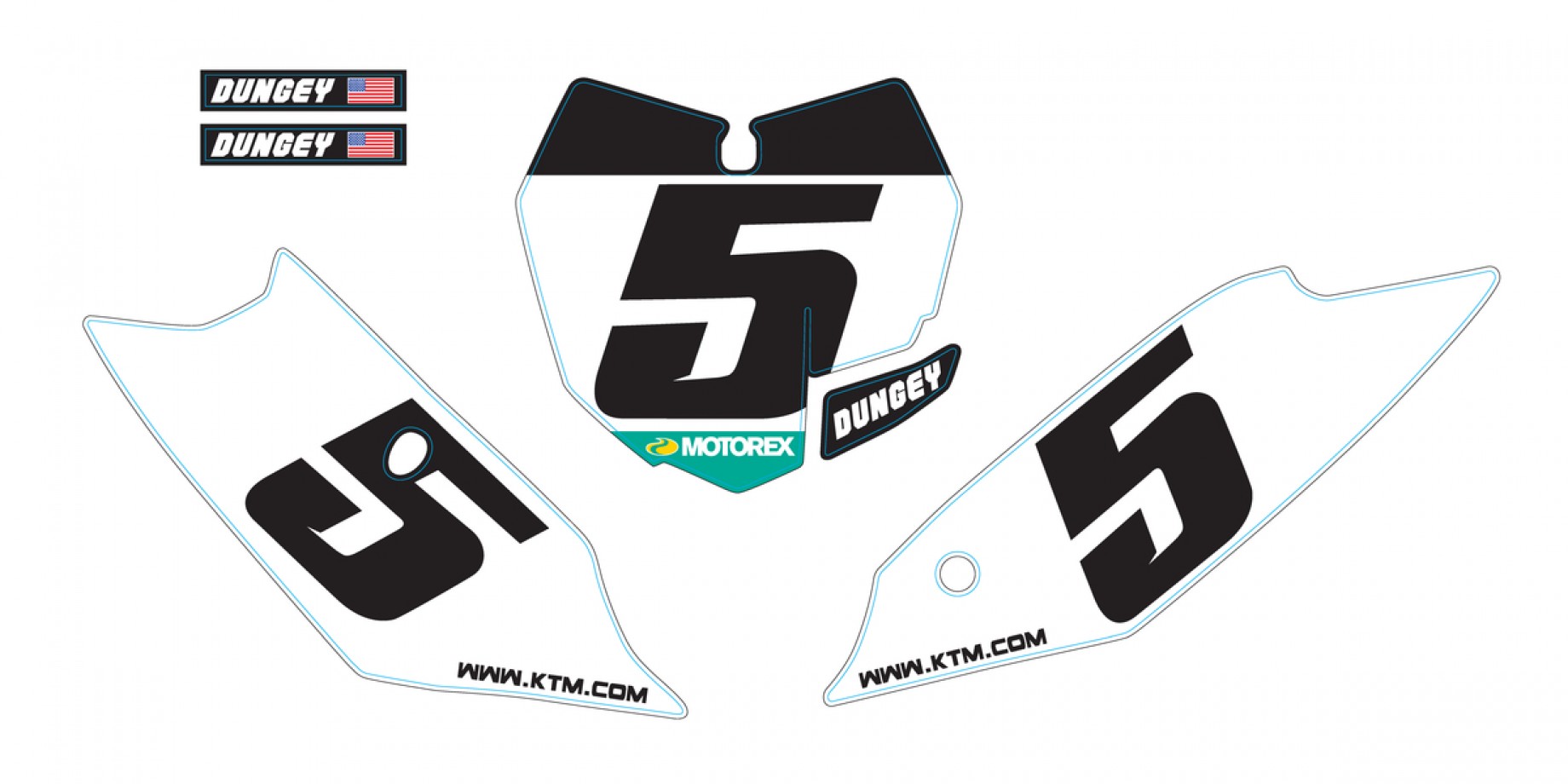 Dungey start number kit