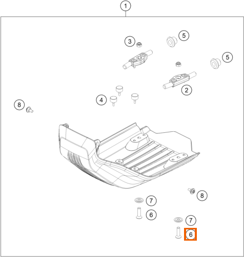Wkręt wpuszczany DIN7991-M8x30