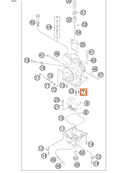 Dysza biegu jałowego 42
