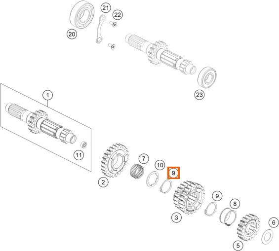 Pierścień zabezpieczający SW25