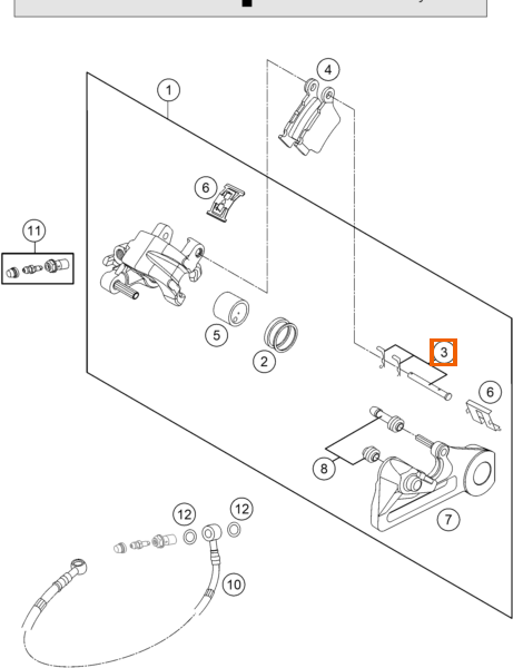 Zestaw śrub do zacisku hamulcowego