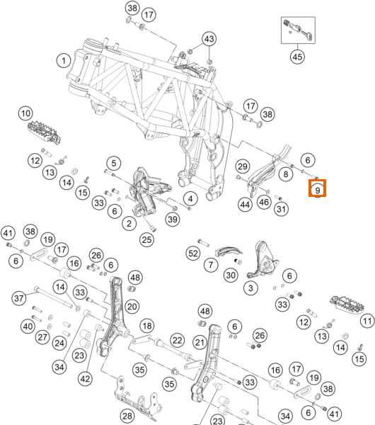 Śruba sześciokątna z kołnierzem M8x35