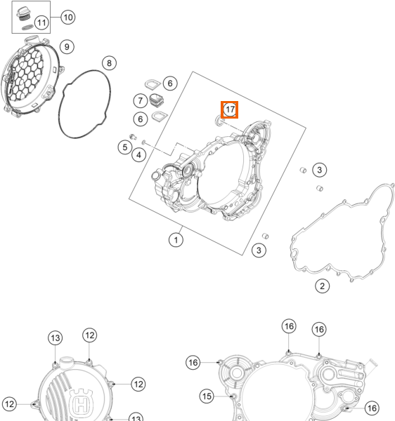 Pierścień uszczelniający wał 19x30x7 B