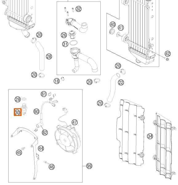 Termowyłącznik 95-100 stopni