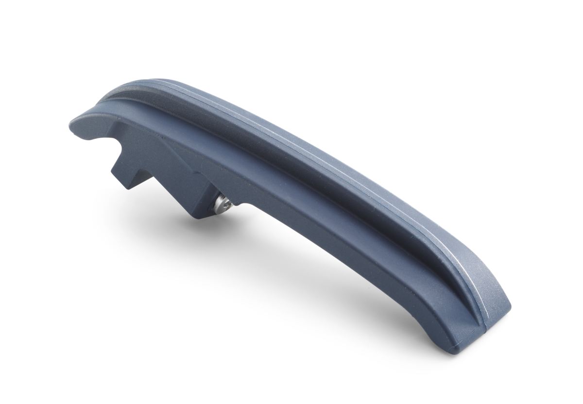 Ślizg łańcucha niebieski do dołu