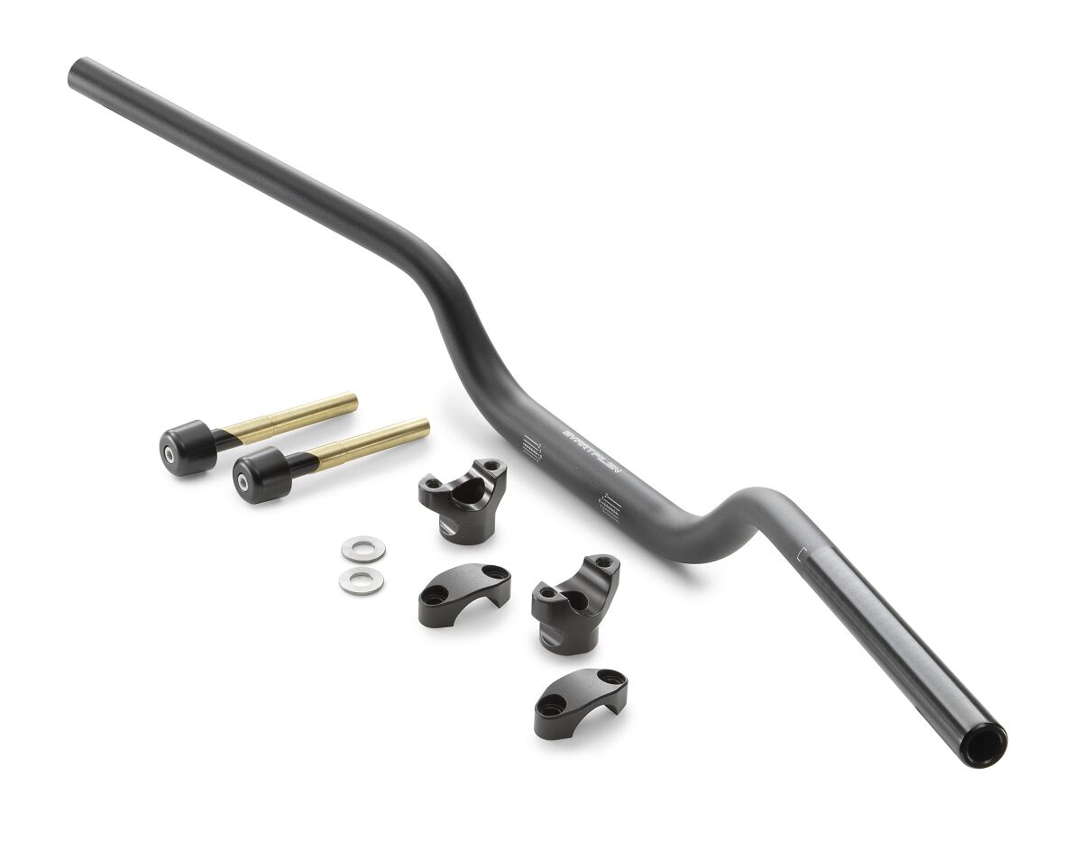 Zestaw kierownicy aluminiowy anodowany czarny