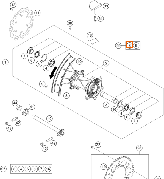 Szprycha M4,5 x 205-19" czarna