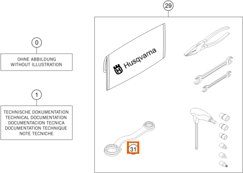 Klucz do widelca wielofunkcyjny