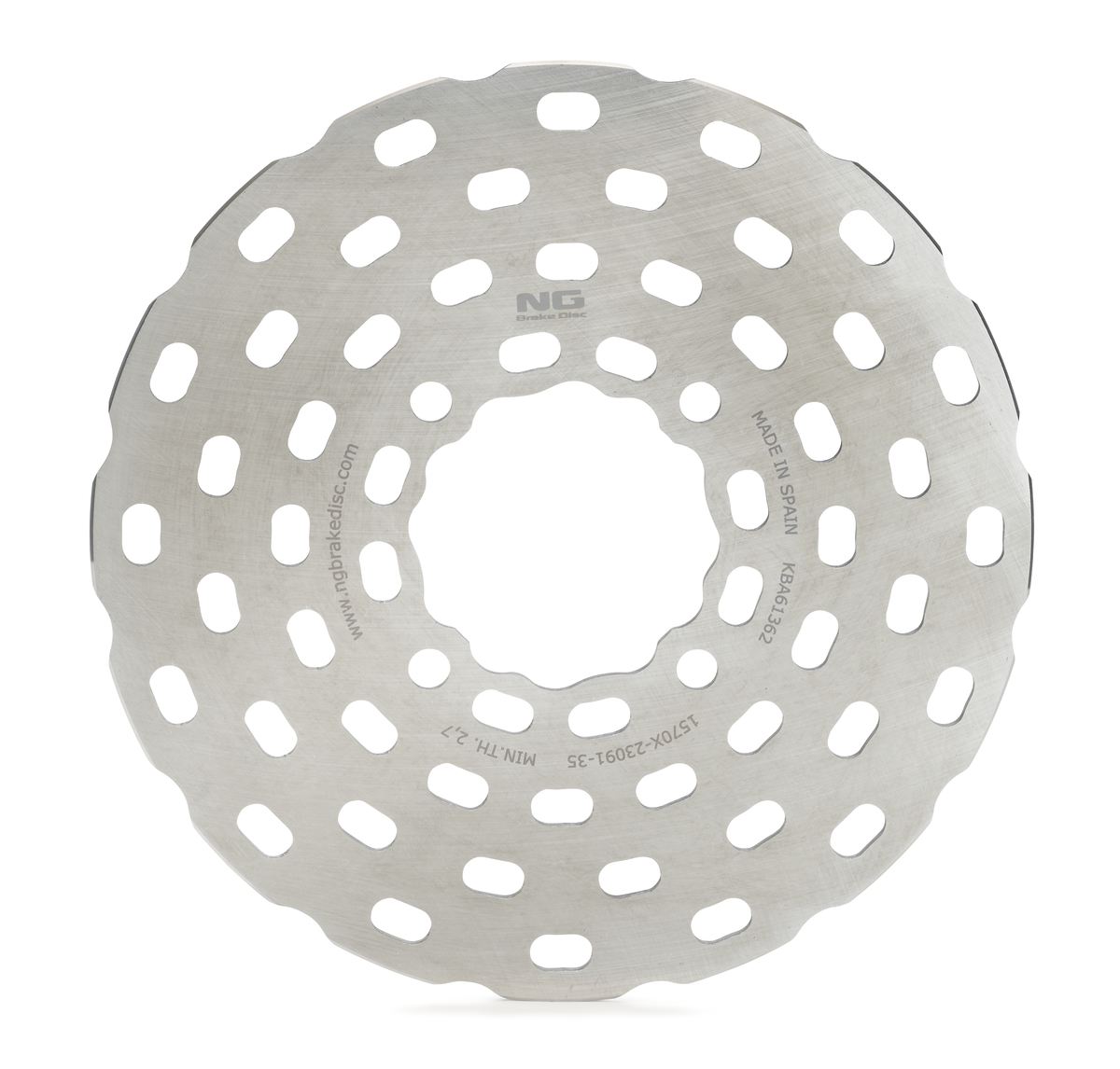 Tarcza hamulcowa tylna ze stali nierdzewnej