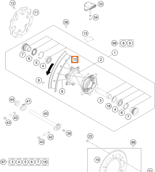 Obręcz 2,15x19" DID