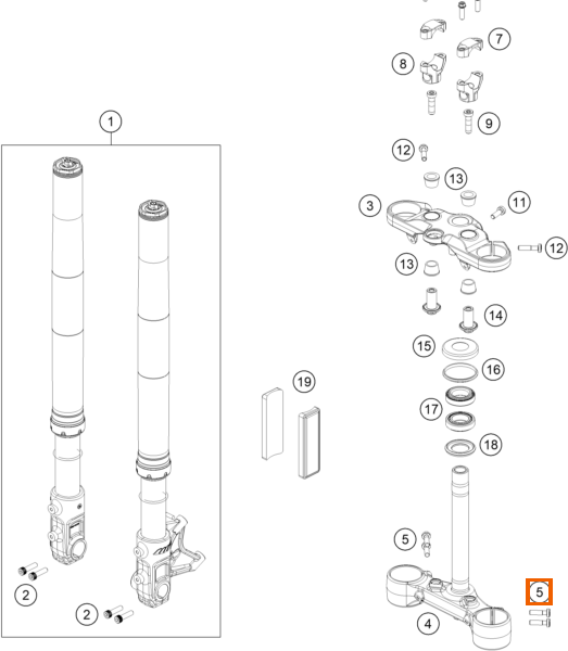 Śruba sześciokątna z kołnierzem M8x30