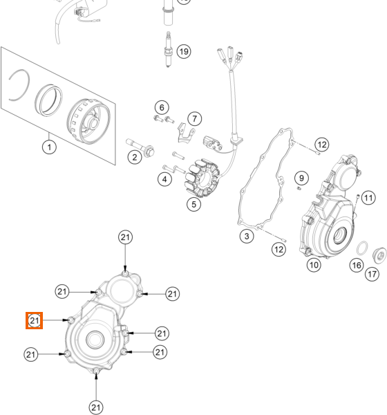 Śruba kołnierzowa M6x30