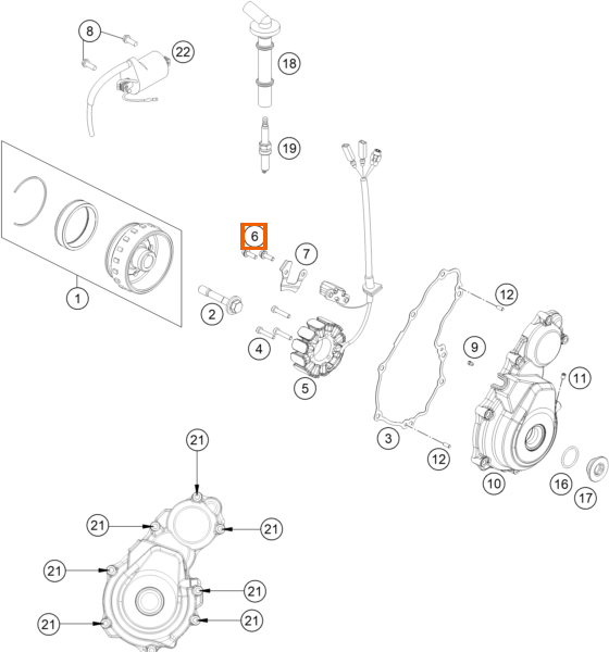 Śruba sześciokątna z kołnierzem M5x16