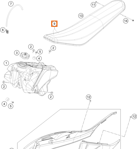 Pokrowiec na siedzenie Factory Racing
