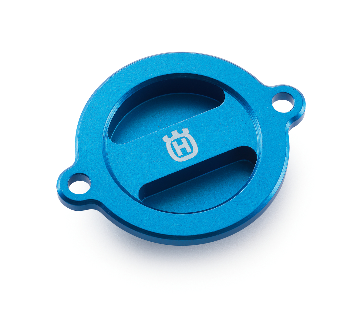 Pokrywa filtra oleju Factory aluminiowa anodowana niebieska