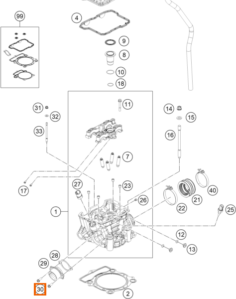 Śruba sześciokątna z kołnierzem